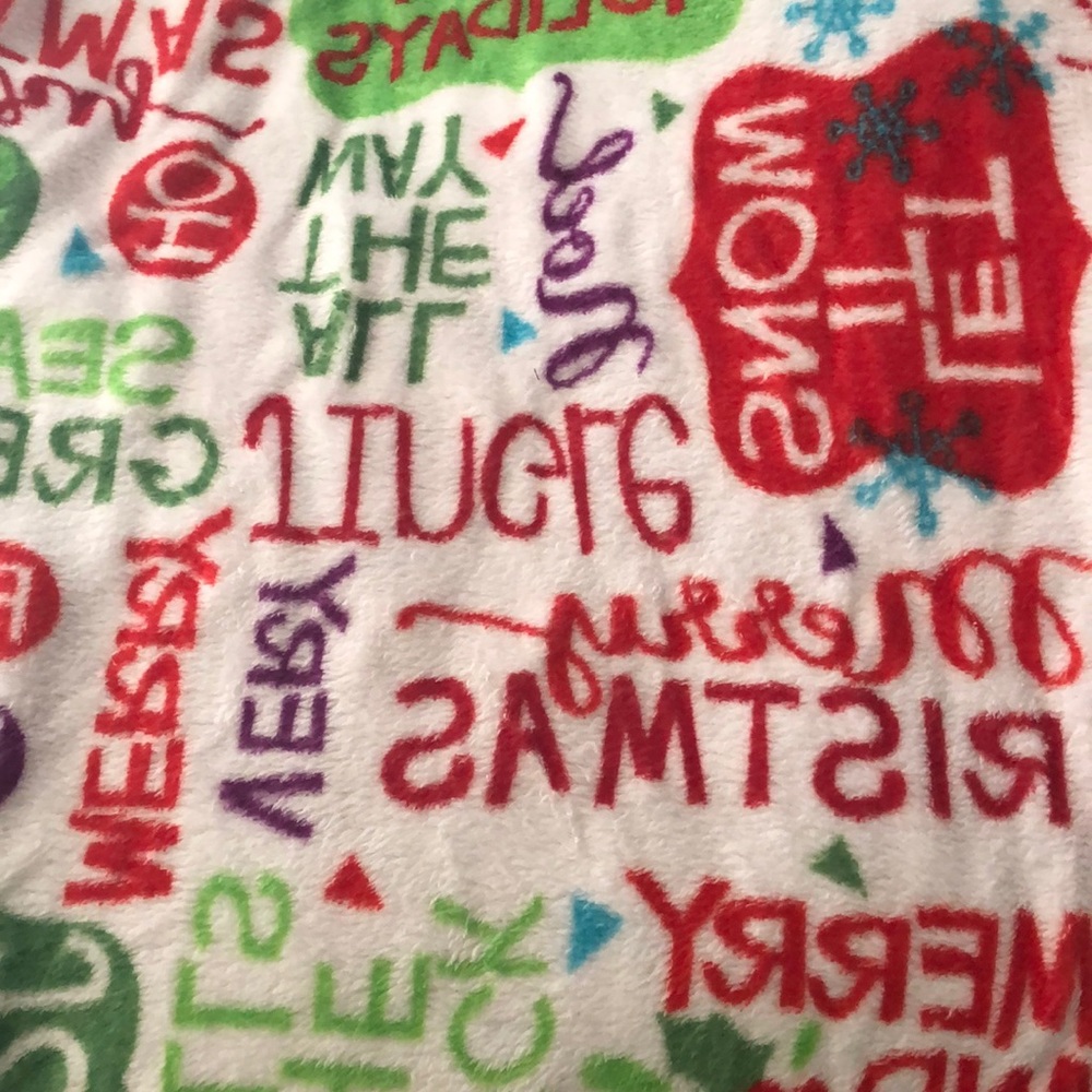 Holiday blanket